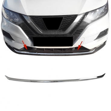 Nerez spodná lišta predného nárazníka Omtec Nissan Qashqai 2017-21 (J11 FL) Nerez spodná lišta predného nárazníka Omtec Nissan Qashqai 2017-21 (J11 FL)