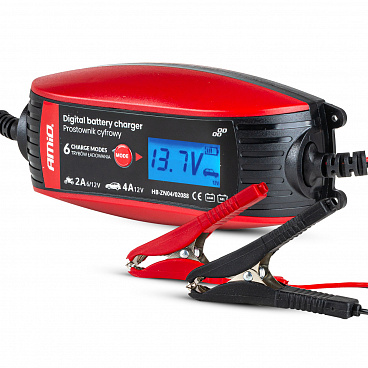 Digitálna nabíjačka na akumulátor 6V 12V - 2A 4A - DVL DBC