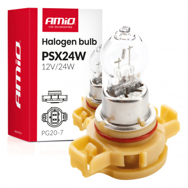 Halogénová žiarovka PSX24W PG20-7 12V 24W AMIO-04411