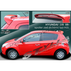 Hyundai i20 08+ spoiler zadných dverí horný (EÚ homologácia)