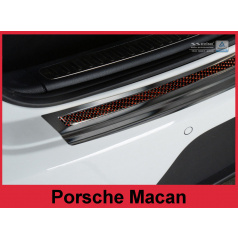 Carbon kryt- ochrana prahu zadného nárazníka Porsche Macan 2014+