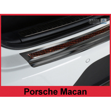 Carbon kryt- ochrana prahu zadného nárazníka Porsche Macan 2014+ Carbon kryt- ochrana prahu zadného nárazníka Porsche Macan 2014+