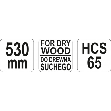 List do obloukové pily 530 mm na suché dřevo List do obloukové pily 530 mm na suché dřevo