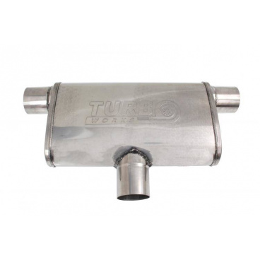 Tlmič Stredný Zadný 63,5mm TurboWorks LT 304SS 355mm