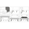 Camping posteľ do batožinového priestoru VW T5, T6 Multivan 2003-25