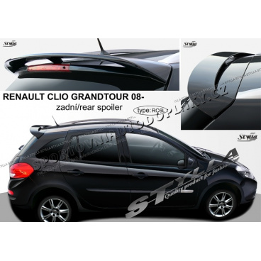 Renault Clio Grandtour 2008- zadní spoiler (EU homologace) Renault Clio Grandtour 2008- zadní spoiler (EU homologace)
