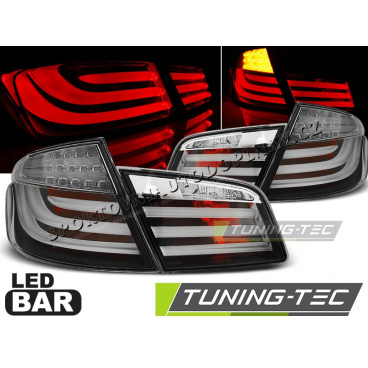BMW F10 2010-07.2013 zadné lampy black LED BAR 