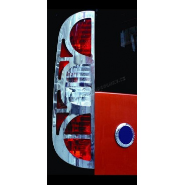 Fiat Doblo 06-09 - nerez chróm ochranné kryty zadných svetiel - Omsa Line