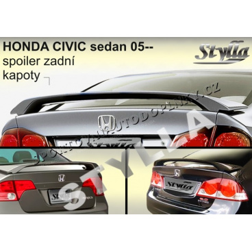 Honda Civic sedan 05+ spoiler zadnej kapoty Honda Civic sedan 05+ spoiler zadnej kapoty