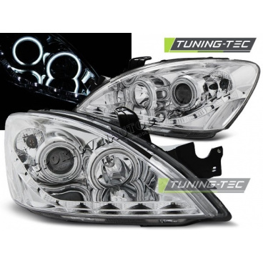 Mitsubishi Lancer 7 2004-07 predné číre svetlá Daylight LED chrome (LPMI18) Mitsubishi Lancer 7 2004-07 predné číre svetlá Daylight LED chrome (LPMI18)