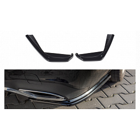 Splitter Mercedes-Benz E43 AMG W213 Tył Boczne Gloss Black Splitter Mercedes-Benz E43 AMG W213 Tył Boczne Gloss Black