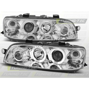 Fiat Punto II predné číre svetlá Angel Eyes chróm (LPFI01)