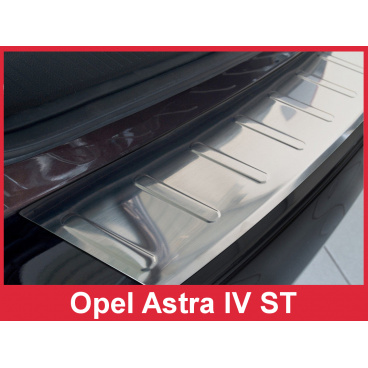 Nerez kryt- ochrana prahu zadného nárazníka Opel Astra IV J Sports Tourer 2010-12