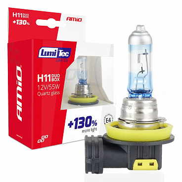 Halogénové žiarovky H11 12V 55W LumiTec LIMITED +130% - 2 ks Halogénové žiarovky H11 12V 55W LumiTec LIMITED +130% - 2 ks