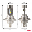 Autožiarovky LED série H25 CANBUS H4 H19 12V 36W AMIO-04711