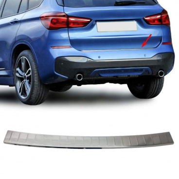 Nerez kryt hrany zadného nárazníka BMW X1 F48 2015-2020 brúsený