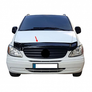 Deflektor přední kapoty Mercedes Viano, Vito 2003-14 Deflektor přední kapoty Mercedes Viano, Vito 2003-14
