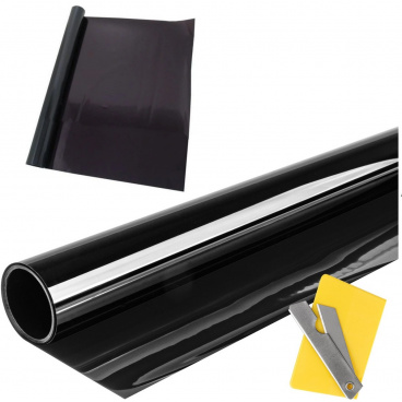 Fólia na sklo 50 a 75 x300cm čierna priepustnosť 5%, 15%, 45% Fólia na sklo 50 a 75 x300cm čierna priepustnosť 5%, 15%, 45%