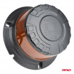 Výstražná blikajúca majáková lampa LED W28B 12V 24V AMIO-04106
