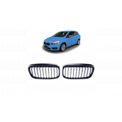 Gril BMW 2 F45 jednotlivé rebro Matná čierna