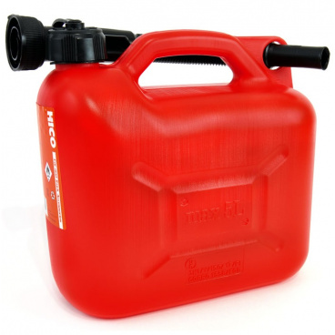 Kanister plastový objem 5l červený