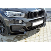 Spoiler pod predný nárazník BMW X6 F16 čierny lesklý plast ABS M-Pack