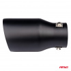 Nerezová koncovka výfuku 89 mm čierna