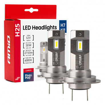 Autožiarovky LED série H25 CANBUS H7 H18 12V 30W AMIO-04712 Autožiarovky LED série H25 CANBUS H7 H18 12V 30W AMIO-04712