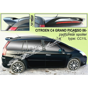 Citroen C4 Grand Picasso 2006- zadný spoiler (EÚ homologácia)