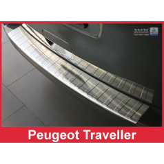 Nerez kryt- ochrana prahu zadného nárazníka Peugeot Traveller 2016+