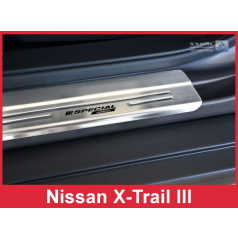 Nerez ochranné lišty prahu dverí 4ks Špeciálna edícia Nissan X-Trail 3 2014-17
