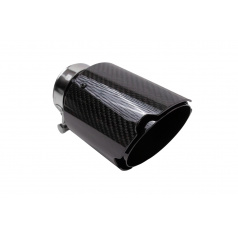 Koncovka tlmiča 114mm vstup 70mm Carbon Gloss
