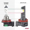 Automobilové žiarovky LEDr s homologáciou pre cestnú premávku R37 E-MARK H11 PnP FAN 18W AMIO-05120