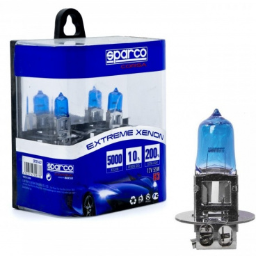 Halogénové žiarovky Sparco Corsa Extreme H3 12V 55W XENON+200% Halogénové žiarovky Sparco Corsa Extreme H3 12V 55W XENON+200%