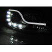 VW Jetta VI 1.2011- predné číre svetlá Tube Light TRU DRL black (LPVWL5)