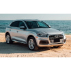 Nerez kryt- čierna ochrana prahu zadného nárazníka Audi Q5 II 2016+