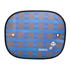 Clony slnečné na bočné okno SPARCO modré 44x36 cm 2ks