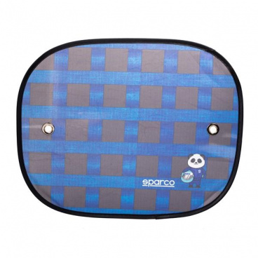 Clony slnečné na bočné okno SPARCO modré 44x36 cm 2ks