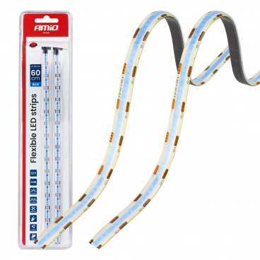 Modré LED COB pásiky do auta 2x30cm 12V AMIO-04571 Modré LED COB pásiky do auta 2x30cm 12V AMIO-04571