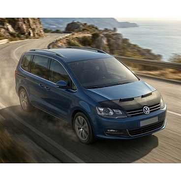Čierny ochranný návlek na prednú časť kapoty pre VW Sharan 2010–15