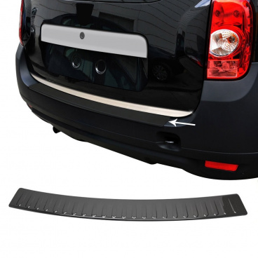 Nerez čierny kryt zadného nárazníka Omtec Dacia Duster 2010-18 Nerez čierny kryt zadného nárazníka Omtec Dacia Duster 2010-18