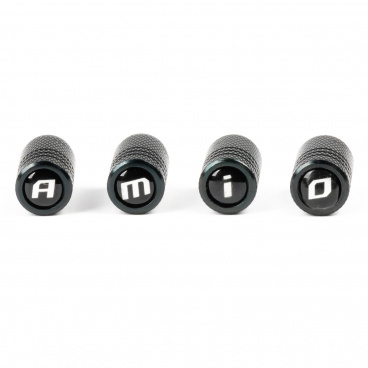 Hliníkové krytky ventilov čierne