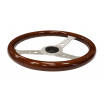 Volant 350mm Drevo Strieborný