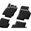 Gumový set 4D presných autokobercov Škoda Karoq vrátane krytu zadnej strednej časti