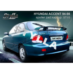 Hyundai Accent HTB 94-98 spoiler zadnej kapoty (EÚ homologácia)