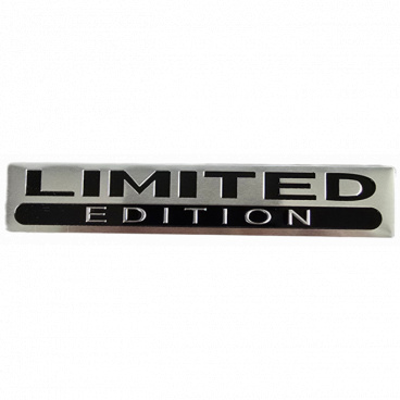 Samolepící kovový znak LIMITED EDITION 100x18 mm
