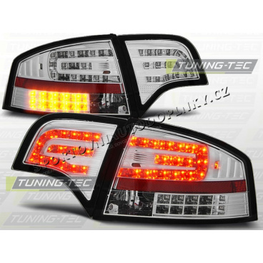 AUDI A4 (B7) SEDAN 2004-08 zadné LED lampy CHROME (LDAU69)