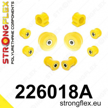 VW Golf IV 1997-2003 4x4 Strongflex Šport zostava silentblokov len pre prednú nápravu 10 ks VW Golf IV 1997-2003 4x4 Strongflex Šport zostava silentblokov len pre prednú nápravu 10 ks