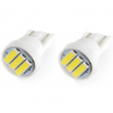 Žiarovky parkovacie T10 3 SMD LED biele 6000K - 2 ks