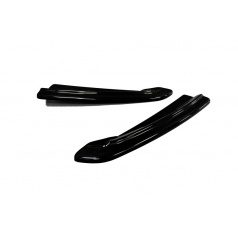 Škoda Superb III - bočné spoilery zadného nárazníka z ABS plastu - glossy black